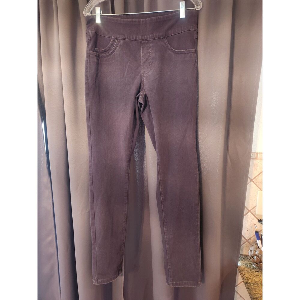 FDJ Love Premium Denim Gray Jeggings Size 10 Pull On Slim Leg Leggings